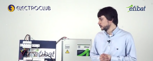 Video Electroclub y Efibat para la instalacin de una batera de condensadores