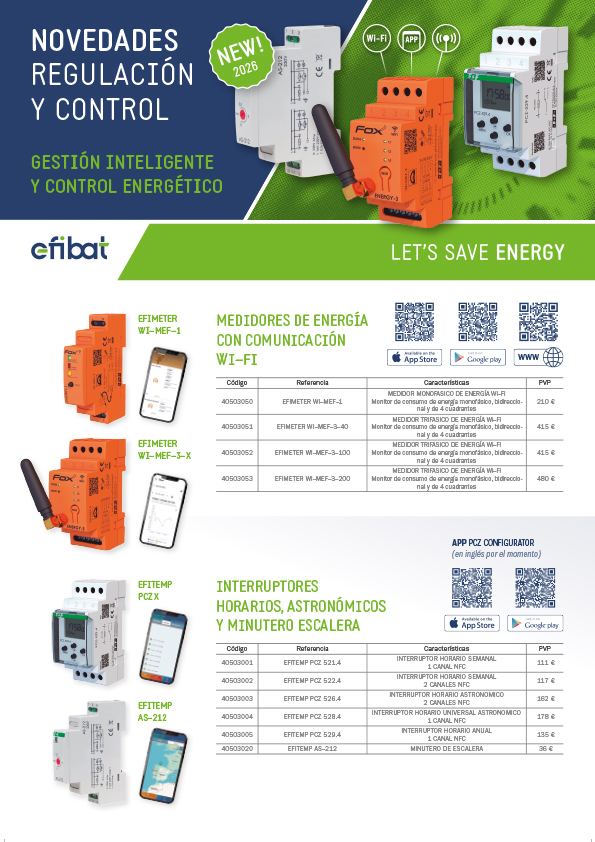 novedades control y regulaci�n